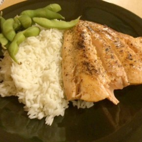 Easy Stovetop Salmon with&nbsp;Edamame