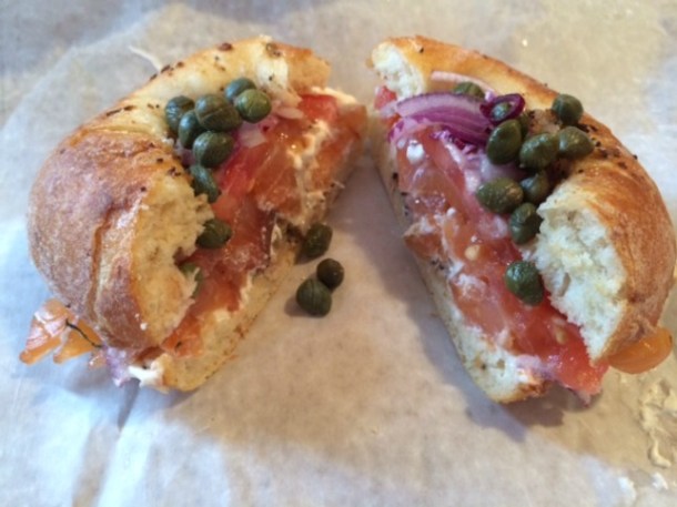 Lox bagel 