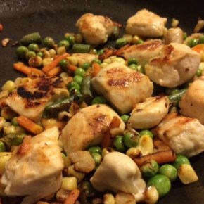 Garlic Chicken with Sautéed&nbsp;Veggies