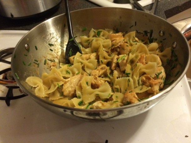 Chive Chicken Pasta