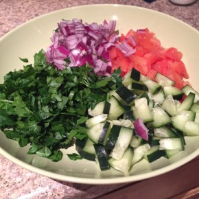 Quinoa Israeli Salad