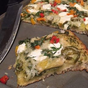 Veggie Pesto Pizza